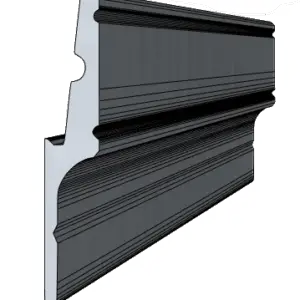 Zinterlock 4-pack: 2.4m x 4 lengths Zinterlock extrusion