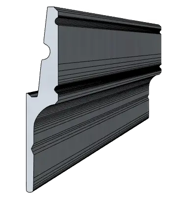 Zinterlock 4-pack: 2.4m x 4 lengths Zinterlock extrusion