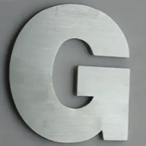 Hanging signage with Zinterlock